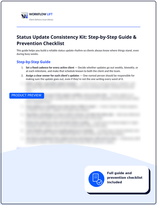 Status Update Consistency Kit