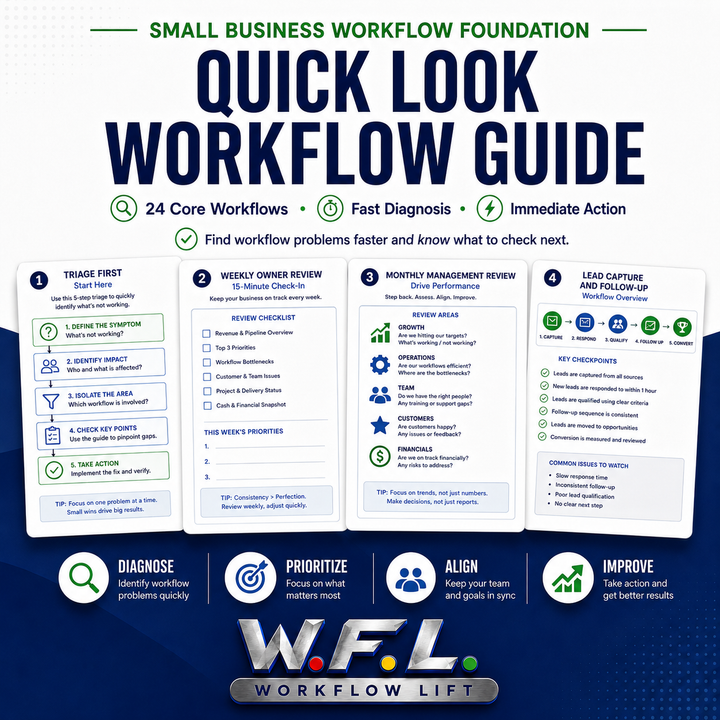 Small Business Workflow Foundation — Quick Look Workflow Guide