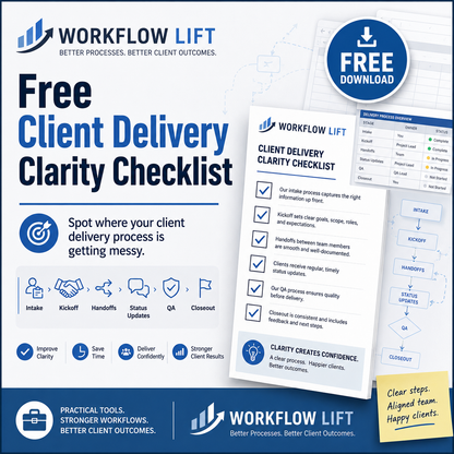 Free Client Delivery Clarity Checklist