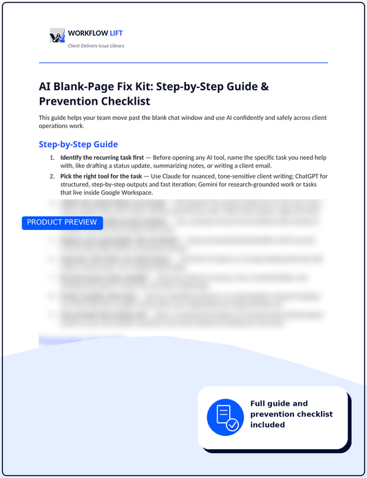 AI Blank-Page Fix Kit