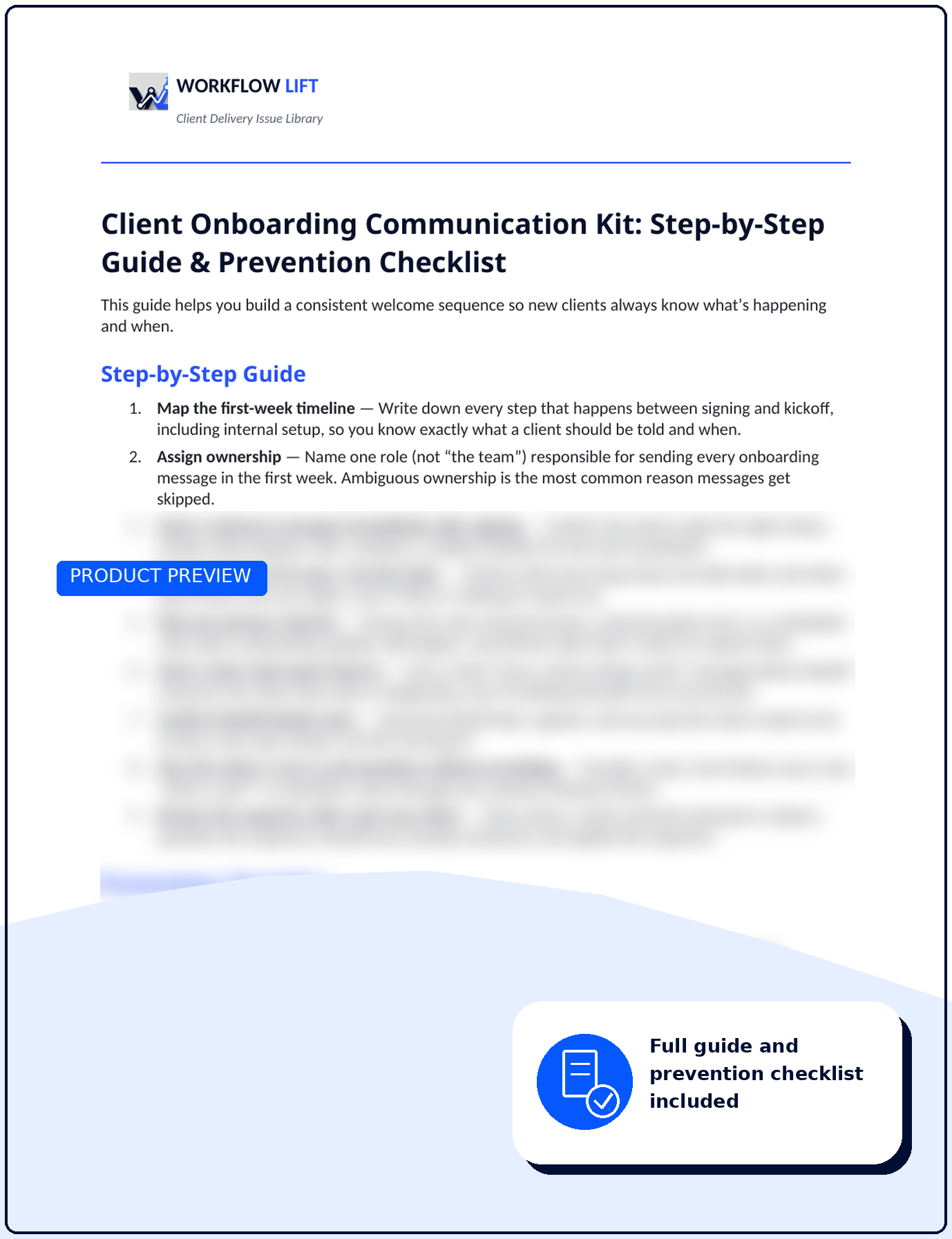 Client Onboarding Communication Kit