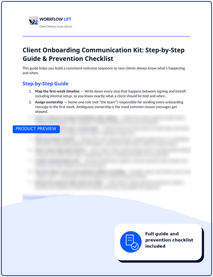 Client Onboarding Communication Kit