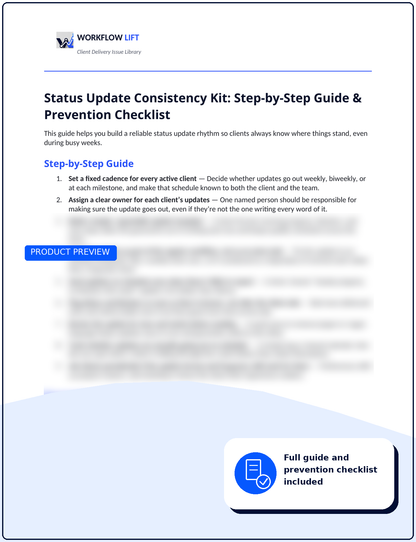 Status Update Consistency Kit