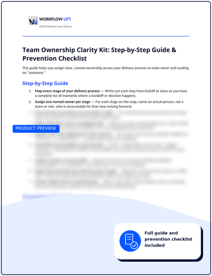 Team Ownership Clarity Kit